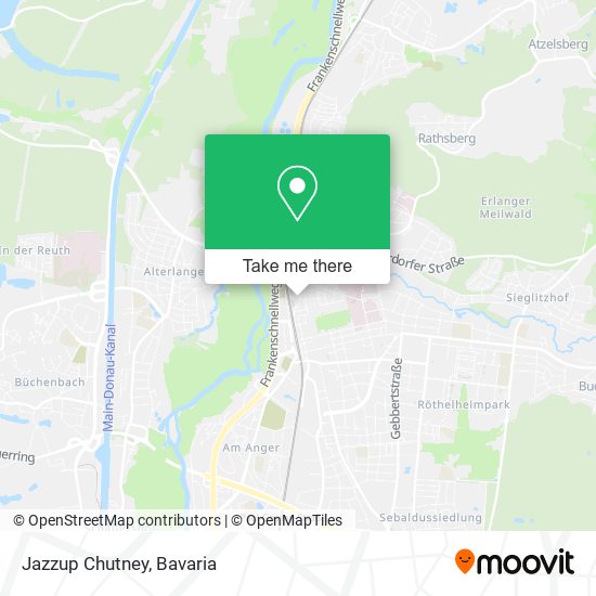 Jazzup Chutney map