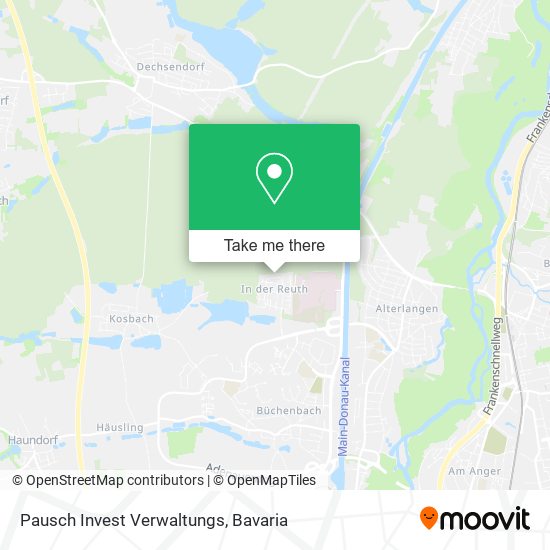 Pausch Invest Verwaltungs map