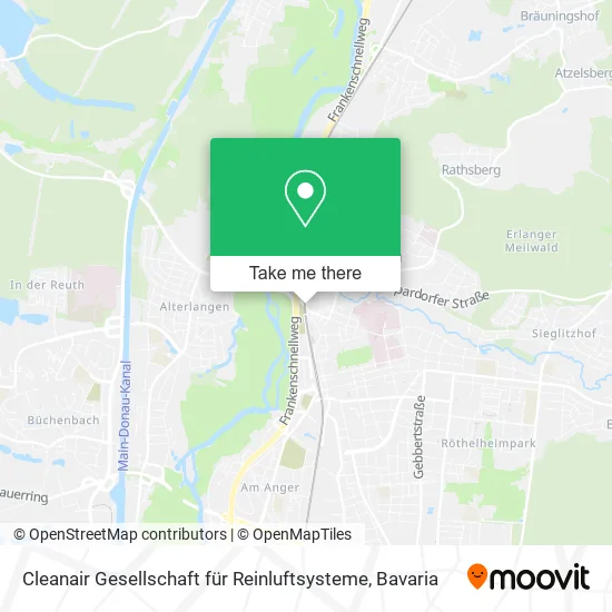 Карта Cleanair Gesellschaft für Reinluftsysteme