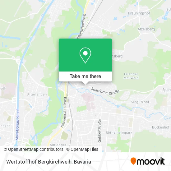 Карта Wertstoffhof Bergkirchweih
