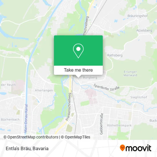 Карта Entla's Bräu