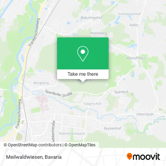 Карта Meilwaldwiesen