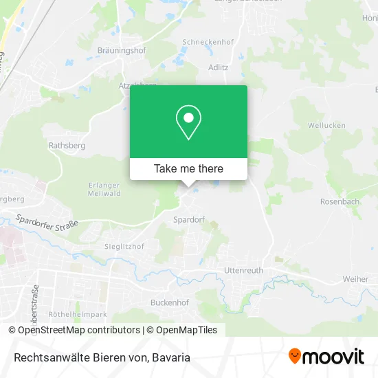 Карта Rechtsanwälte Bieren von
