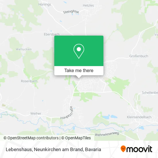 Карта Lebenshaus, Neunkirchen am Brand