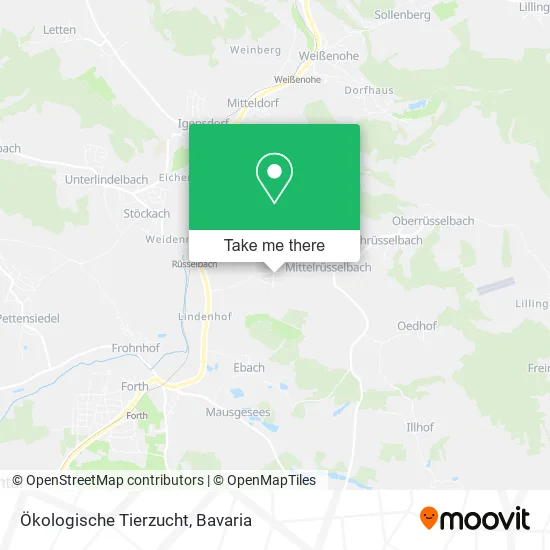 Карта Ökologische Tierzucht