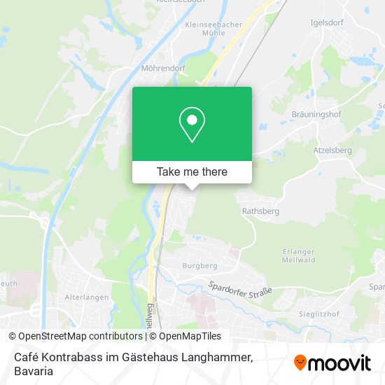 Café Kontrabass im Gästehaus Langhammer map