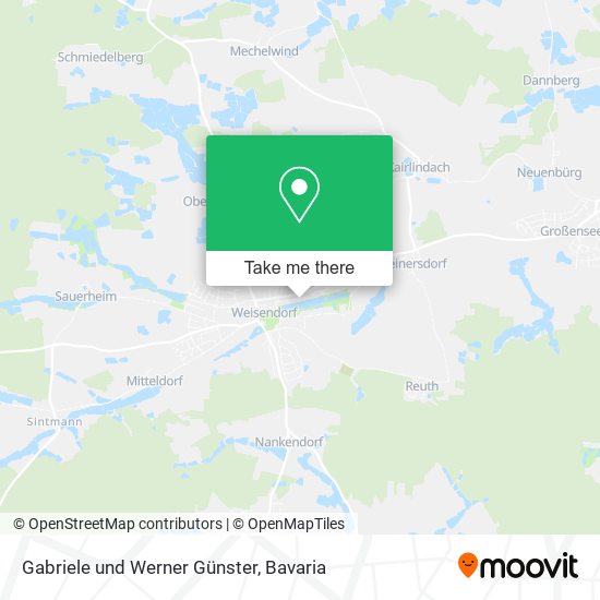 Gabriele und Werner Günster map
