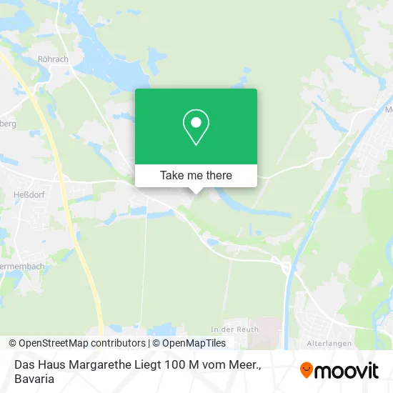 Карта Das Haus Margarethe Liegt 100 M vom Meer.