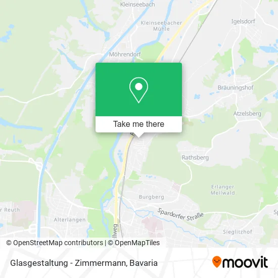 Карта Glasgestaltung - Zimmermann