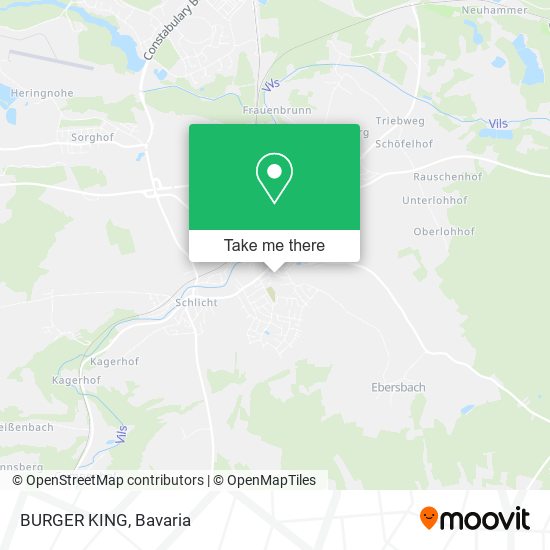 BURGER KING map