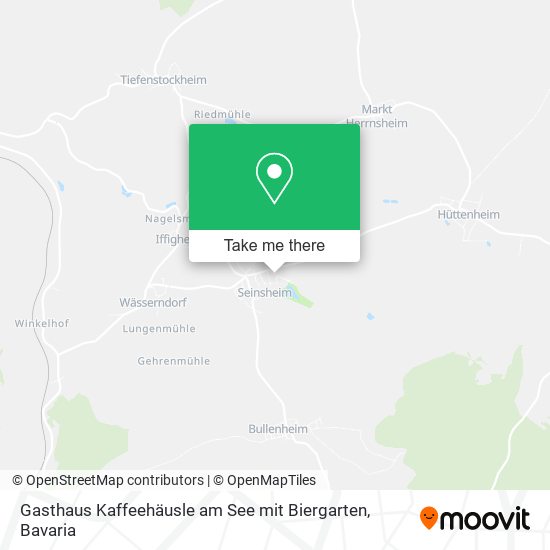 Карта Gasthaus Kaffeehäusle am See mit Biergarten