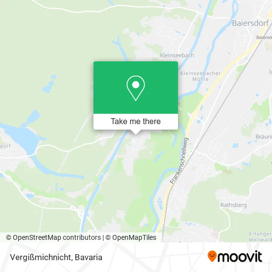 Карта Vergißmichnicht