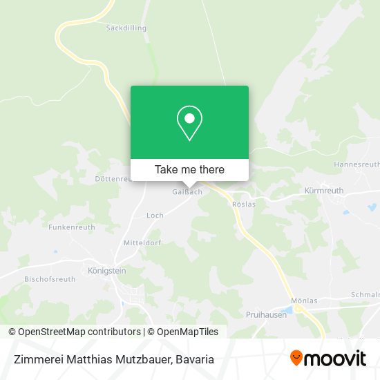 Карта Zimmerei Matthias Mutzbauer