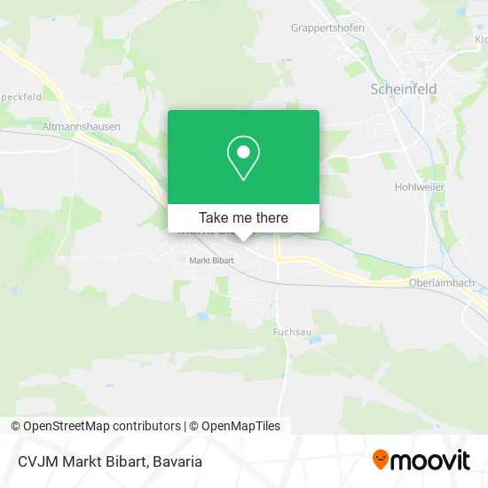 Карта CVJM Markt Bibart