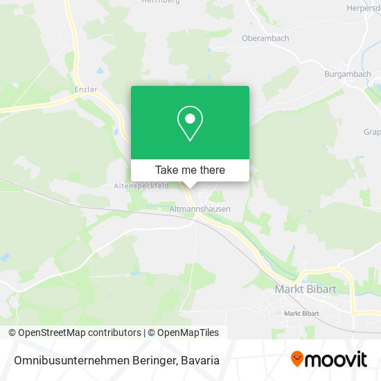 Omnibusunternehmen Beringer map