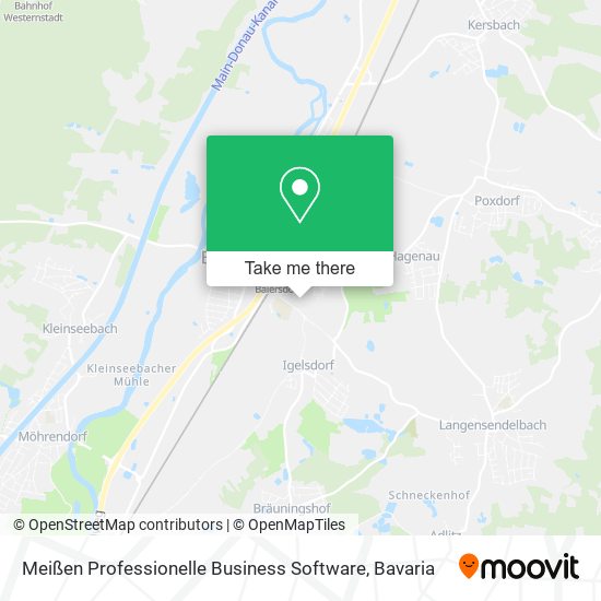 Карта Meißen Professionelle Business Software