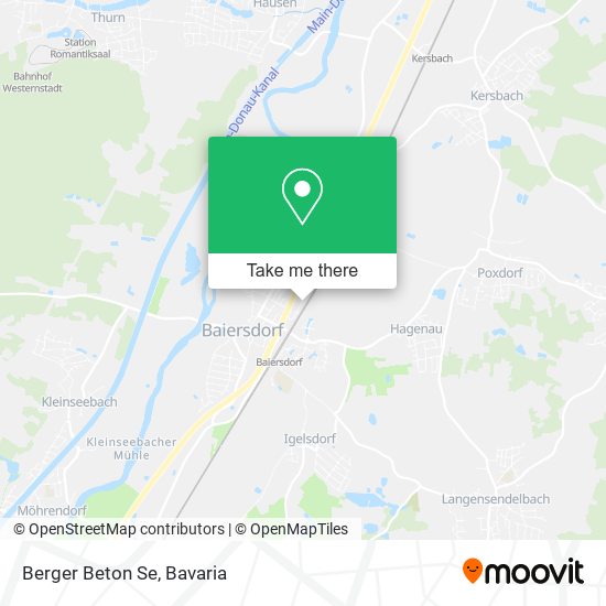 Berger Beton Se map