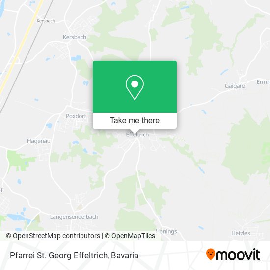Pfarrei St. Georg Effeltrich map