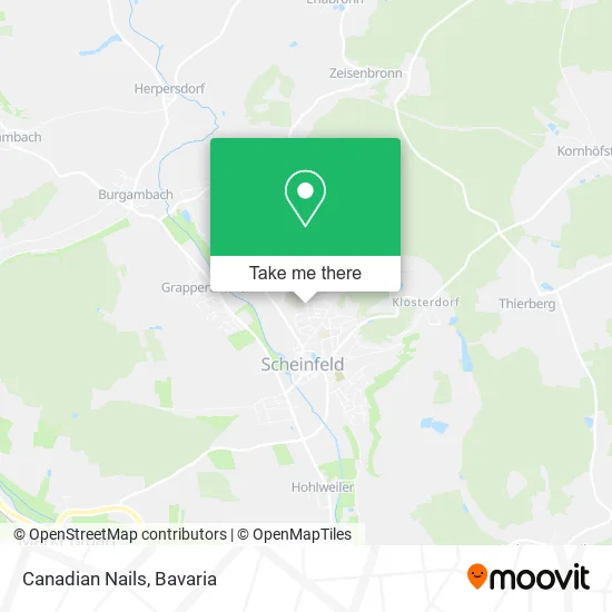 Карта Canadian Nails