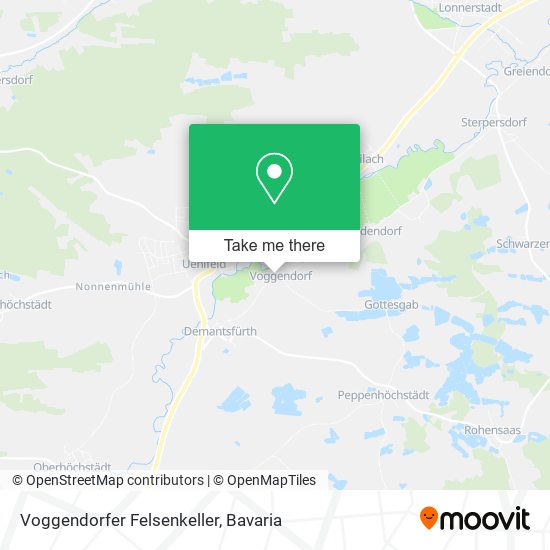 Voggendorfer Felsenkeller map