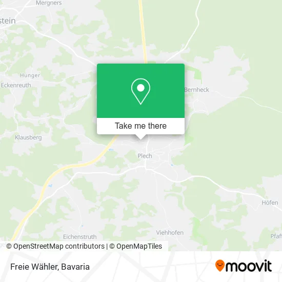 Карта Freie Wähler
