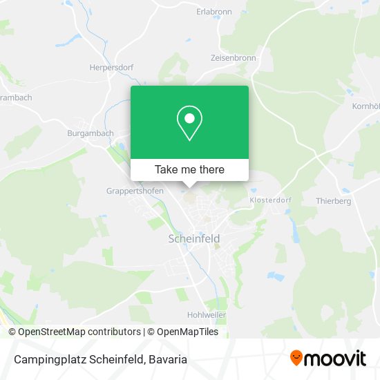 Карта Campingplatz Scheinfeld