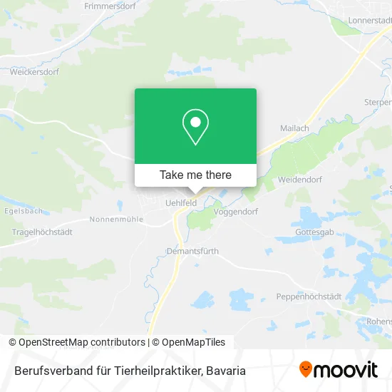 Карта Berufsverband für Tierheilpraktiker