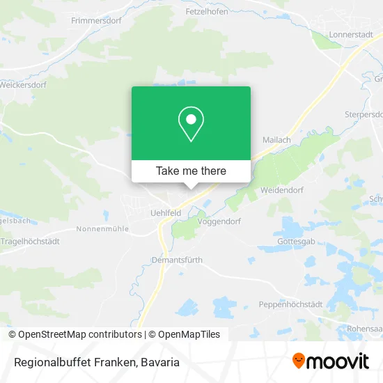 Карта Regionalbuffet Franken