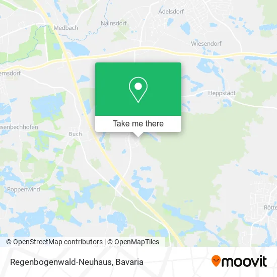 Карта Regenbogenwald-Neuhaus