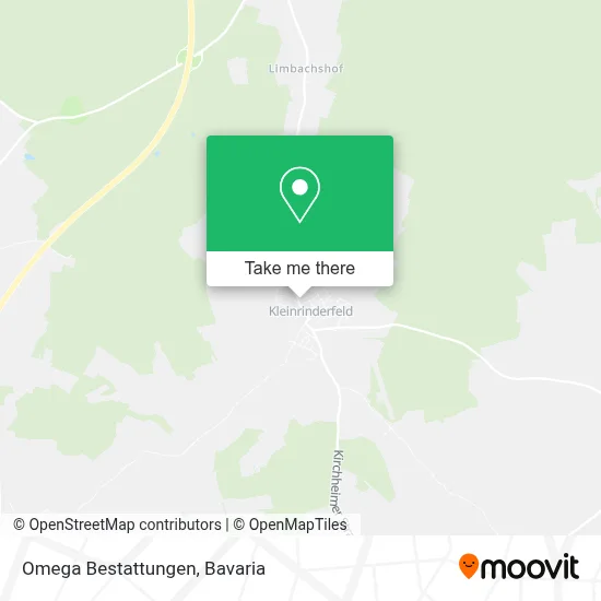 Omega Bestattungen map