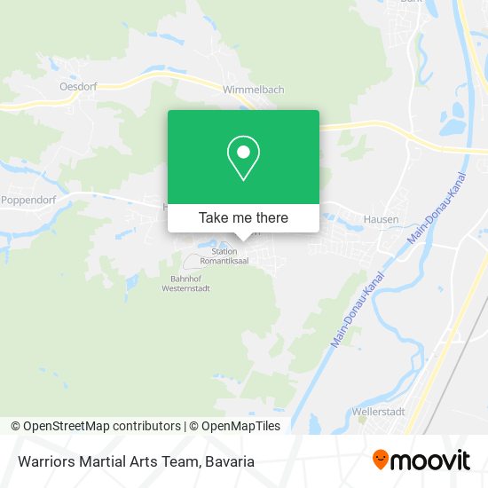 Warriors Martial Arts Team map