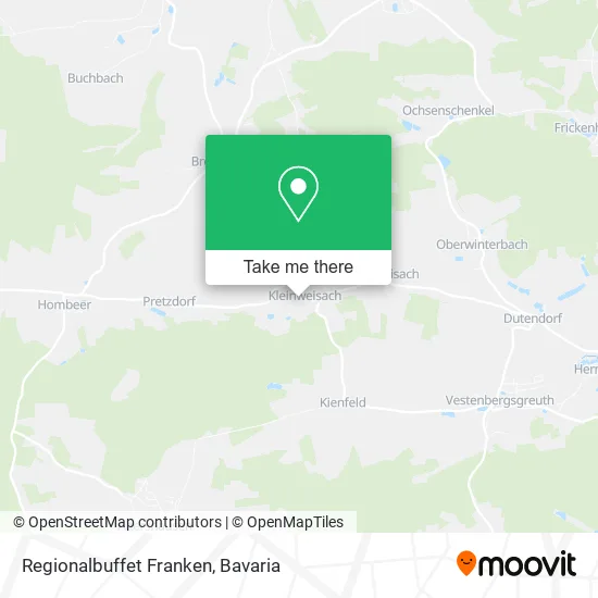 Карта Regionalbuffet Franken