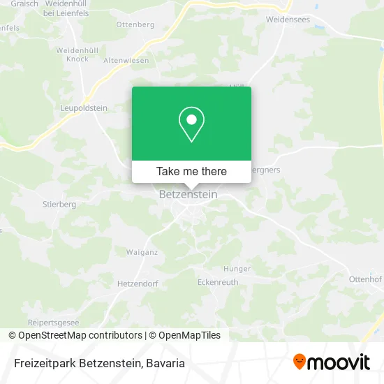 Карта Freizeitpark Betzenstein