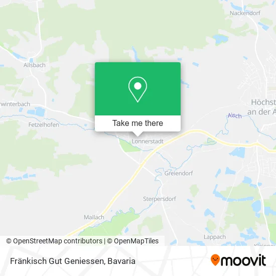 Карта Fränkisch Gut Geniessen