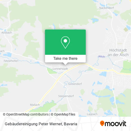 Карта Gebäudereinigung Peter Wernet