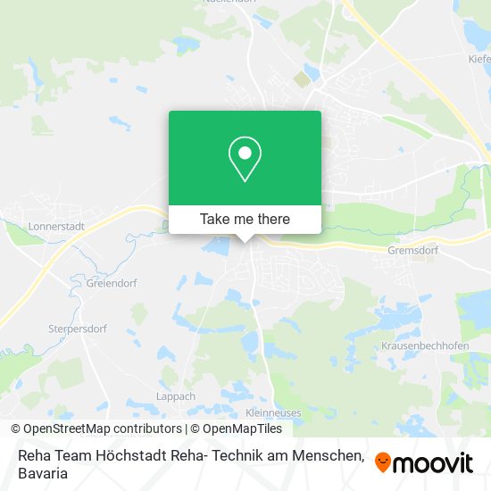 Reha Team Höchstadt Reha- Technik am Menschen map