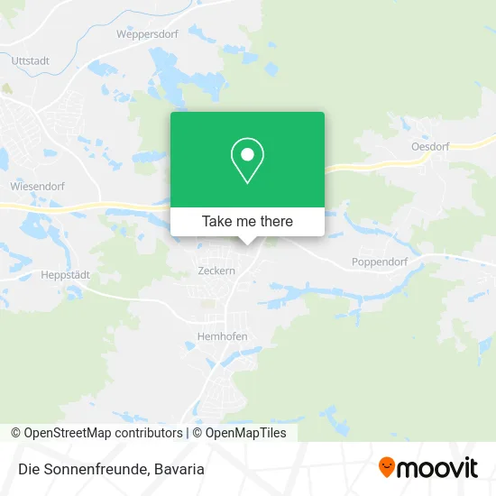 Карта Die Sonnenfreunde