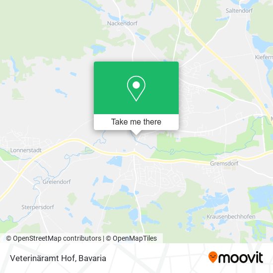 Veterinäramt Hof map