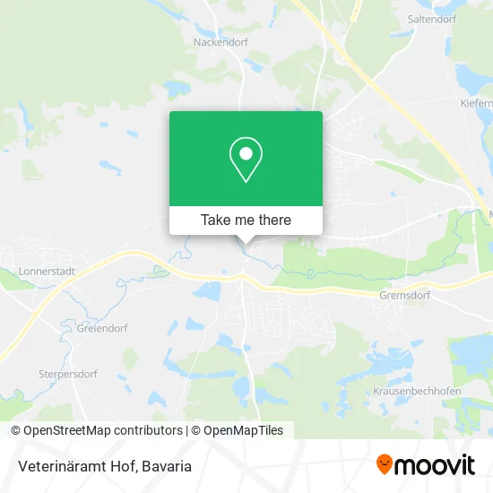 Карта Veterinäramt Hof