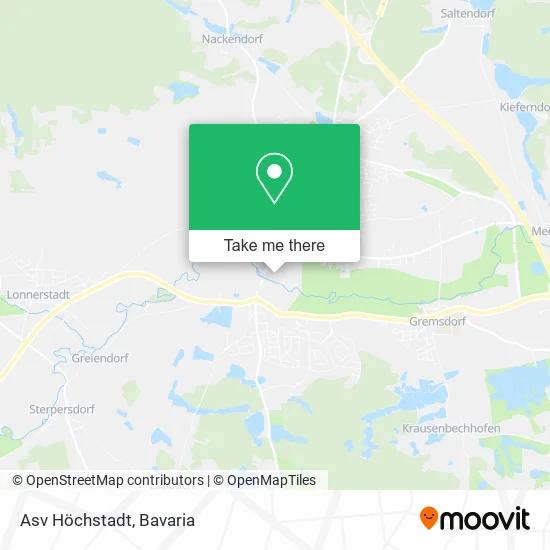 Карта Asv Höchstadt