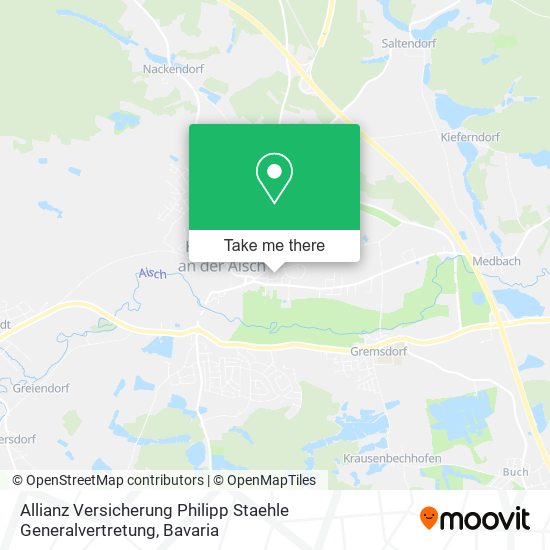 Allianz Versicherung Philipp Staehle Generalvertretung map