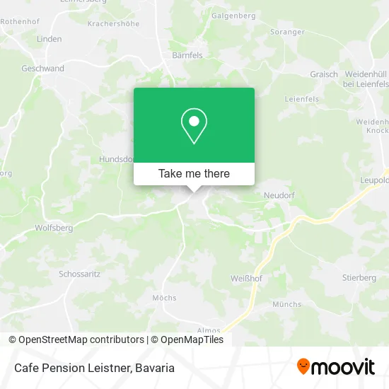 Карта Cafe Pension Leistner