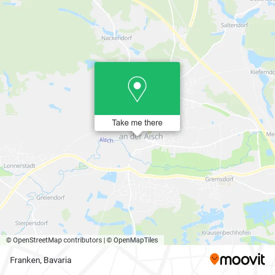 Карта Franken