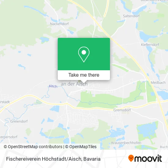 Карта Fischereiverein Höchstadt / Aisch