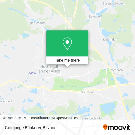 Карта Goldjunge Bäckerei