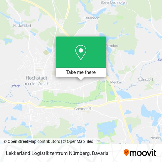 Lekkerland Logistikzentrum Nürnberg map