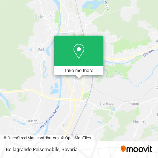 Карта Bellagrande Reisemobile