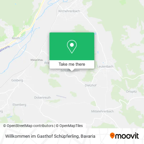 Карта Willkommen im Gasthof Schüpferling
