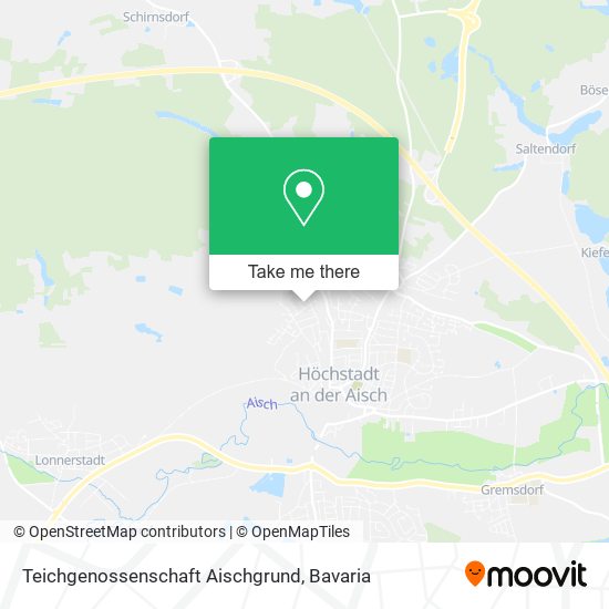 Teichgenossenschaft Aischgrund map