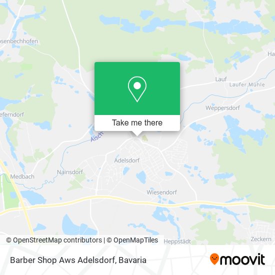 Barber Shop Aws Adelsdorf map